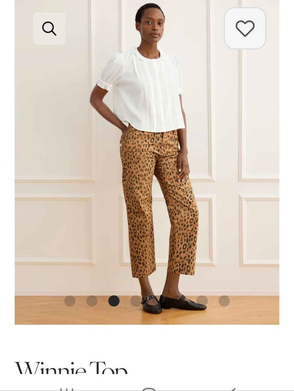 CAbi Spring '26: "Winnie" White Pintuck Puff Sleeve Blouse! Sz. MD - NWT! - Picture 5 of 10